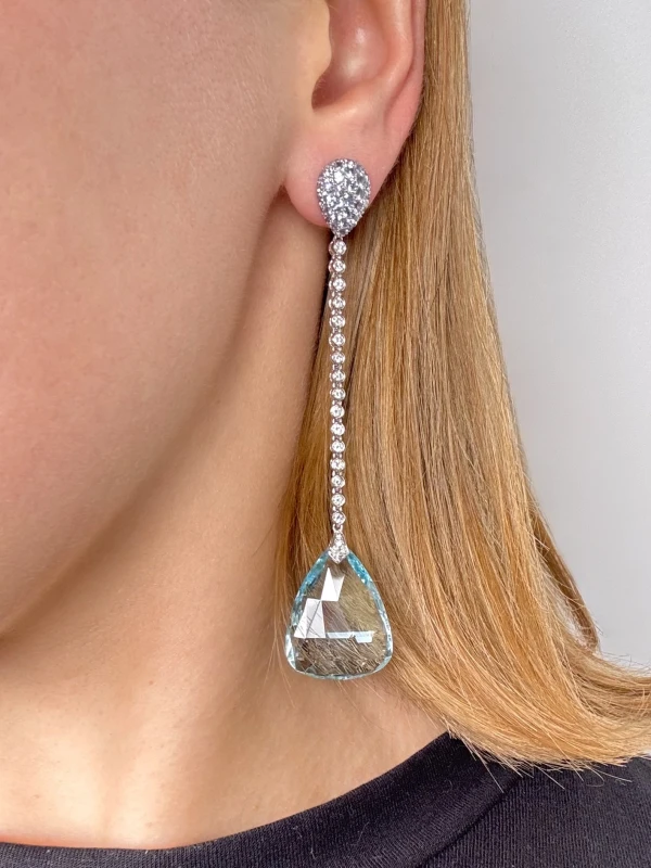 Adler СЕРЬГИ AQUAMARINE 40,00 CT 40,00 CT 2