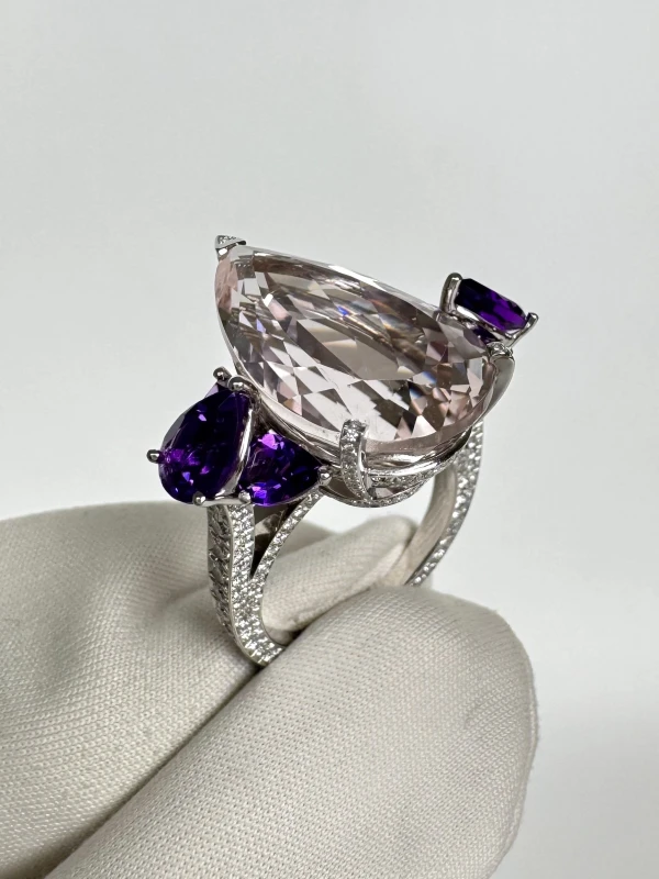 Chopard Temptations Ring, Kunzite 18.40 CT 829212-1017 3
