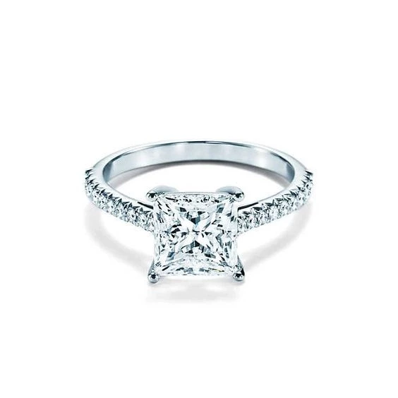 СЕРЬГИ NO NAME DIAMOND RING 2.01 CT F/VS2 2.01 CT Princess