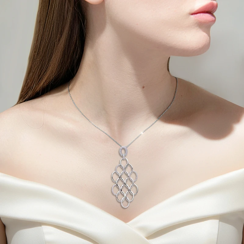DeRosa OLYMPIC PENDANT, WHITE GOLD, DIAMONDS 0.83 CT G-H/VS K16011611B 2