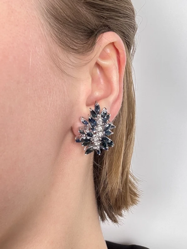 Ювелірні прикраси КОМПЛЕКТ С БРИЛЛИАНТАМИ И САПФИРАМИ 6758120 3