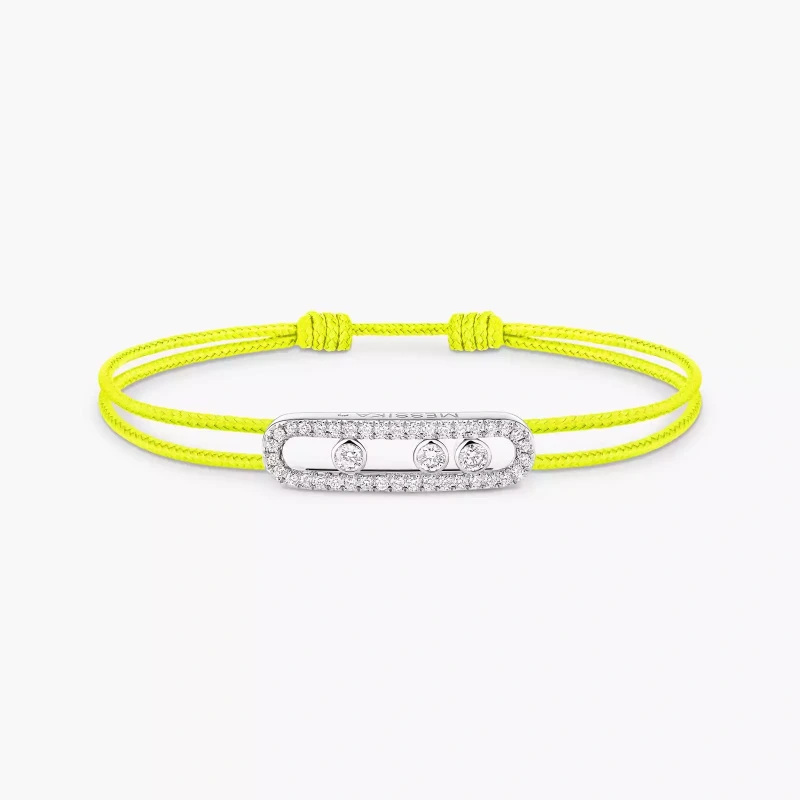 Messika Messika CARE(S) Yellow Cord Pavé Bracelet 14655-WG 3
