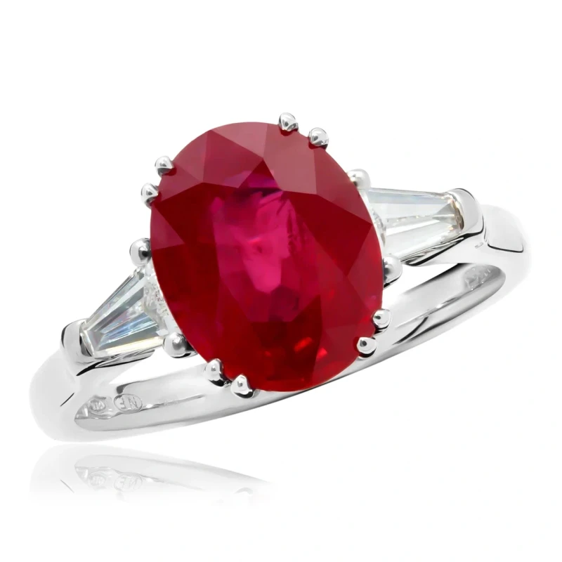 RUBY 2.57 CT RING (SIZE 52)