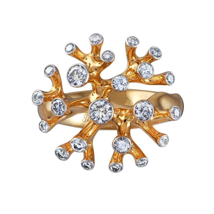 CORALS DIAMOND RING (SIZE 50)