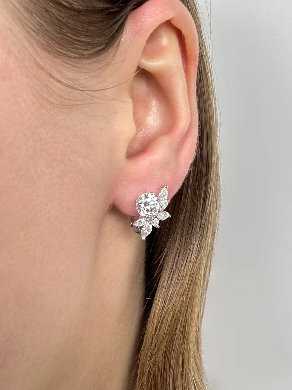 RalfDiamonds ROUND DIAMONDS 2.02 CT EARRINGS RFD202 2