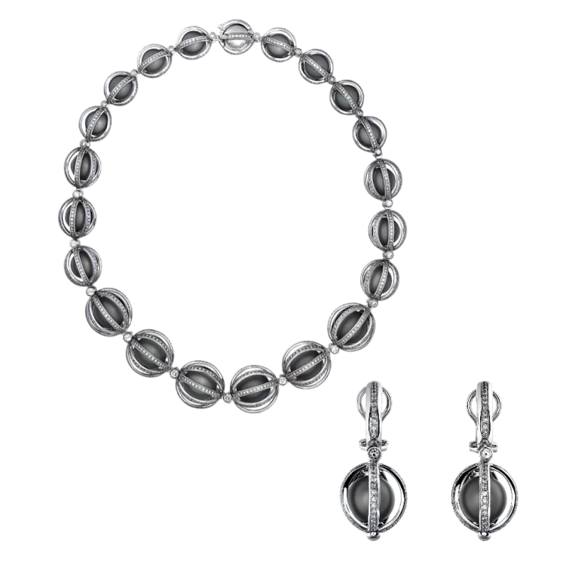 PEARL & DIAMOND SET