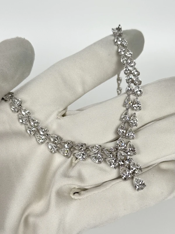 Earrings without a brand DIAMOND 27.03 CT E-H/VVS1-VS2  NECKLACE NN27.03 4