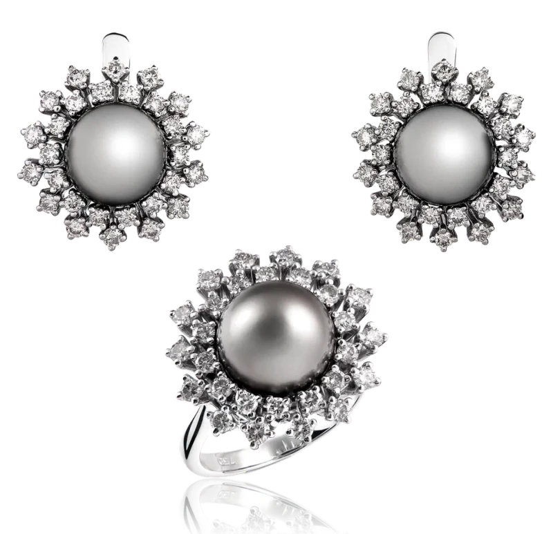 Earrings without a brand EARL & DIAMOND EARRINGS ( Ø 12.00 mm) NN2.52ct 1