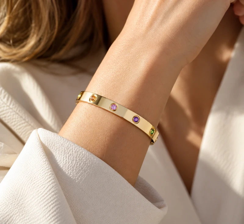 Cartier LIMITED EDITION LOVE BRACELET, SAPPHIRES (SIZE 17) B6093317