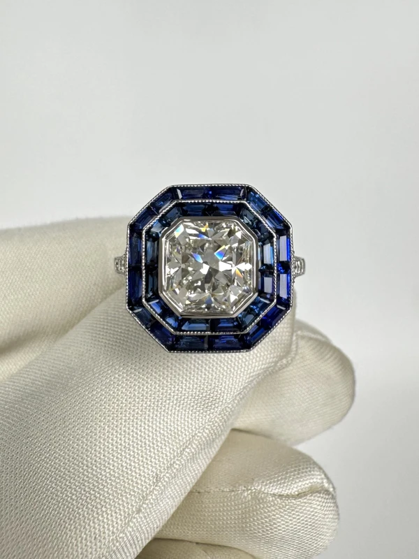 Tiffany & Co VINTAGE RING, LUSEDA SOLITERE DIAMOND 2.06 CT H/VS1 RING (SIZE 52) TR2.06 2