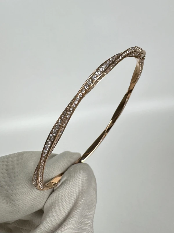 GRAFF SPIRAL FULL PAVE DIA BRACELET (SIZE M) RGB348 2