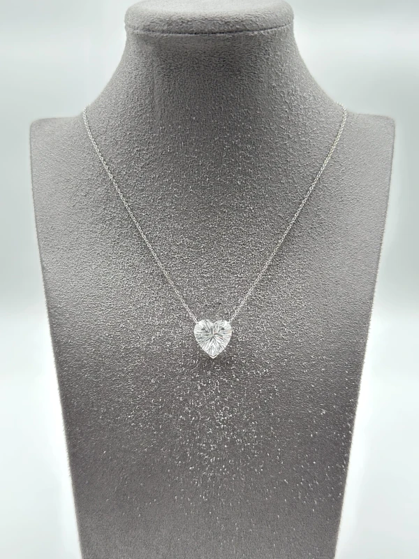 Yana Rhinestone Heart Pendant YPHEART 2