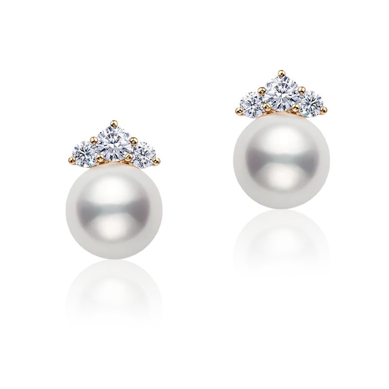 Mikimoto PEARL & DIAMOND EARRINGS mkm220924