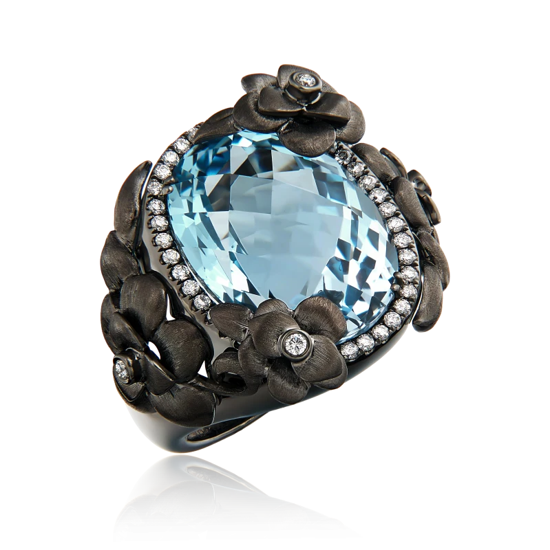 Topaz Cocktail Ring (SIZE 51)