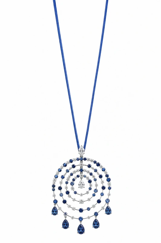 HIGH JEWELRY PETILLANTE PPHIRE DIAMONDS PENDANT