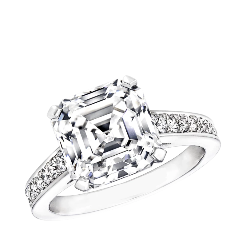 DIAMOND 5.01 CT D/VS1 RING (GIA)