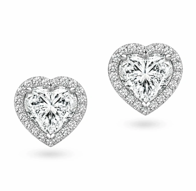 DIAMOND EARRINGS 2.01 CT H/VVS2 - VS2