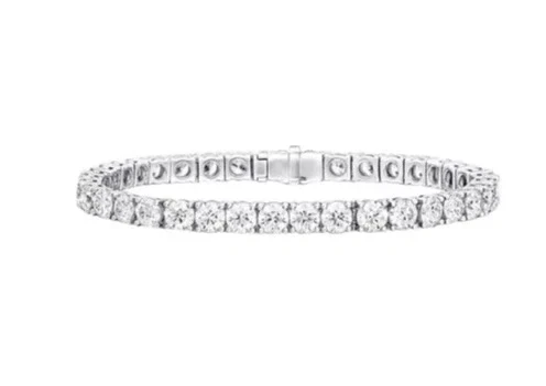 ROUND DIAMOND 7.05 CT F-G/VVS-VS  BRACELET