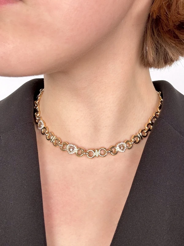 Chopard КОМПЛЕКТ HAPPY DIAMONDS (БРАСЛЕТ И КОЛЬЕ) Комплект Chopard 3