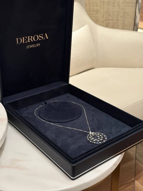 DeRosa SAPPHIRE 2.13 CT & DIAMOND 2.12 CT NECKLACE 2011N26061065B 3