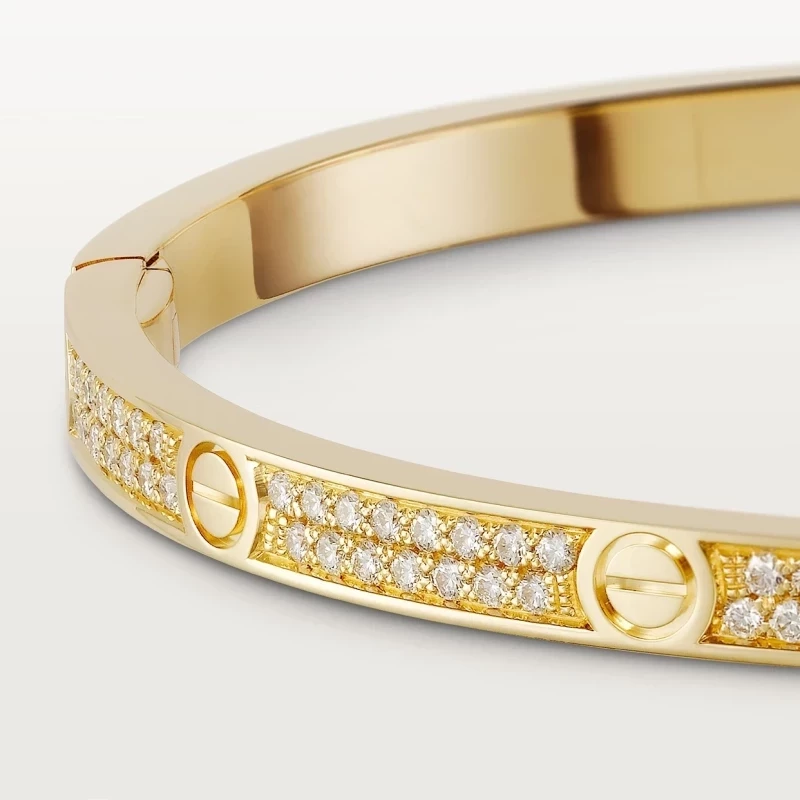 Cartier LOVE BRACELET, YELLOW GOLD, DIAMONDS (SIZE 16) N6710616 1