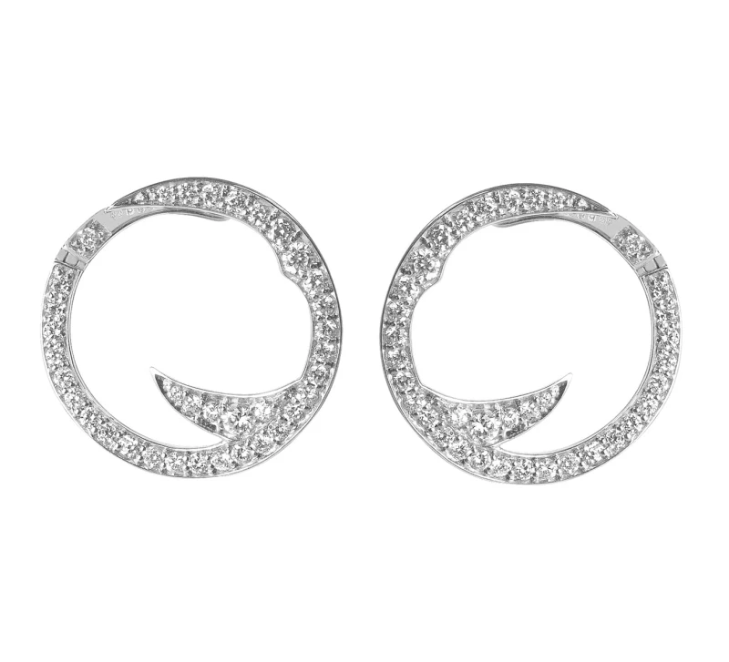 Stem Mini Hoop Earrings