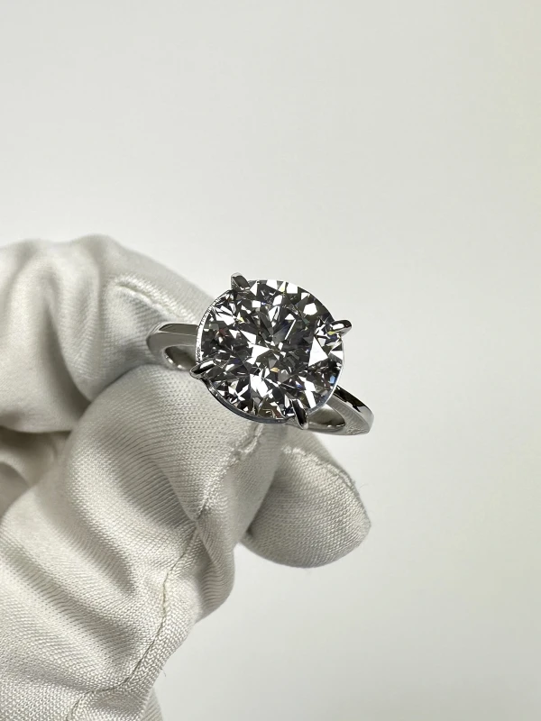 СЕРЬГИ NO NAME ROUND DIAMOND 4.16 CT E/VS1 RING (GIA) NN4.16E/VS1 4