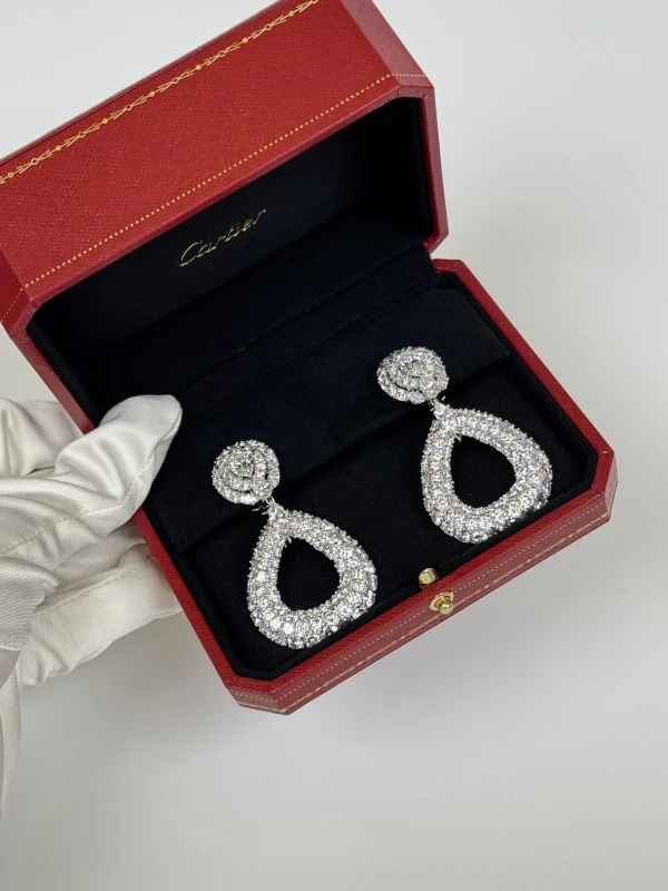 Cartier Cartier Vintage Diamond 28.95 ct Earrings CR28.95 5