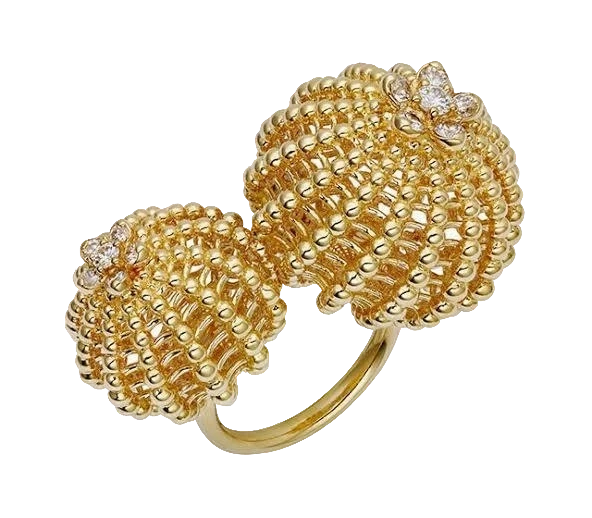 CACTUS AJOURE DIAMONDS RING (SIZE 52)