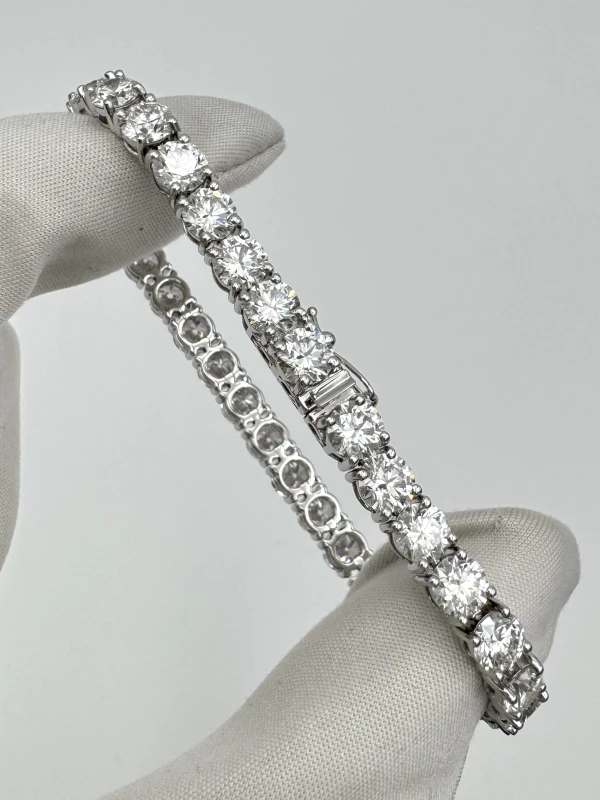 RalfDiamonds ROUND DIAMOND 16.70 CT F-G/VVS-VS BRACELET (SIZE 17.5) RFD167 3