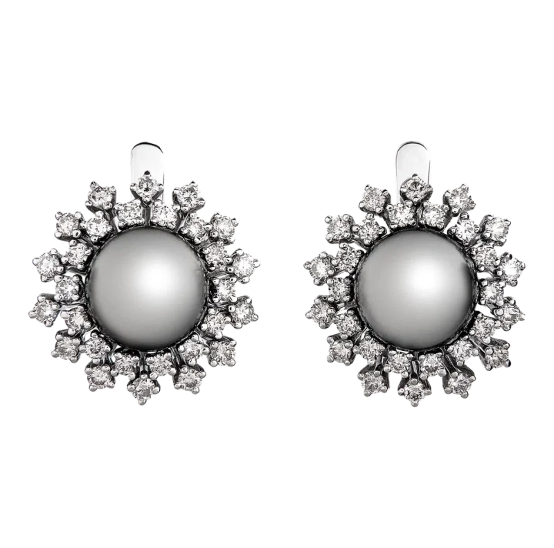 Earrings without a brand EARL & DIAMOND EARRINGS ( Ø 12.00 mm) NN2.52ct 3