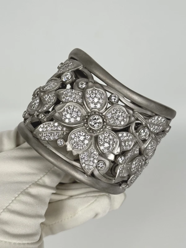 Kieselstein - Cord Vintage Kieselstein-Cord Flower Bracelet KC1502 2