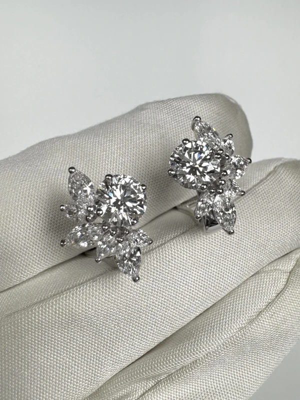 RalfDiamonds ROUND DIAMONDS 2.02 CT EARRINGS RFD202 4