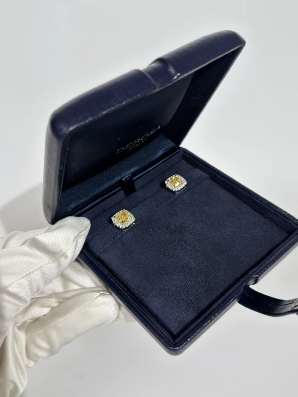 DeRosa DIAMOND EARRINGS 2.51-2.57 CT FLY/VVS E9685518 3