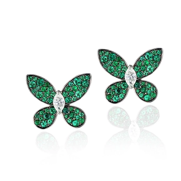 PAVE BUTTERFLY EARSTUDS