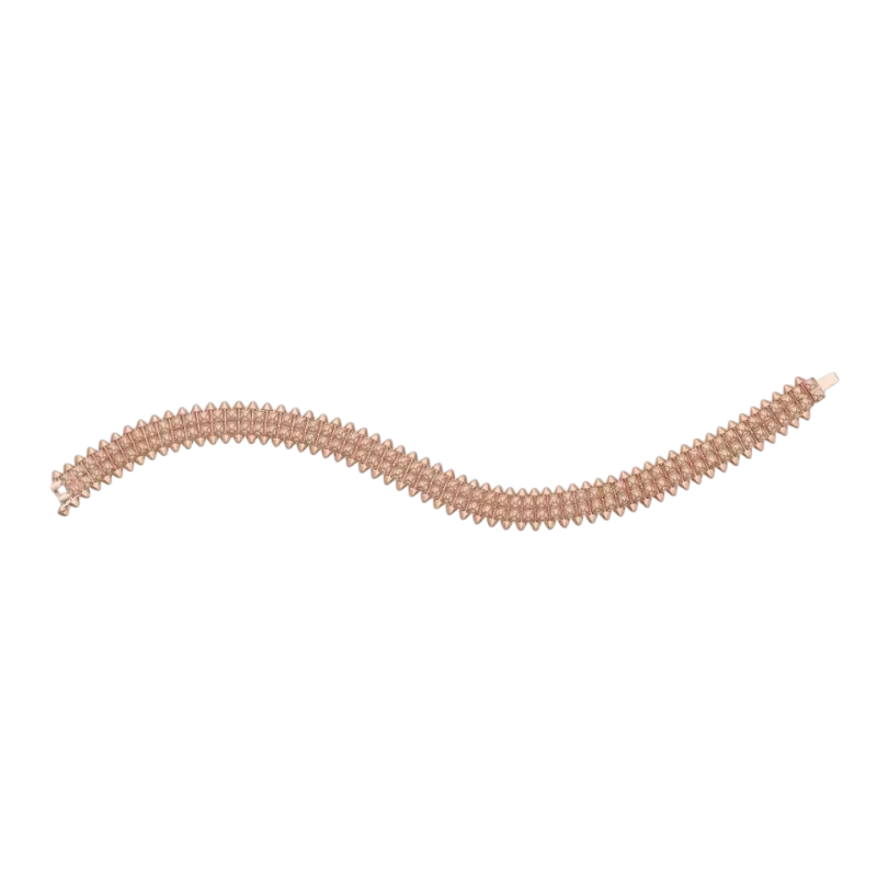 CLASH DE CARTIER BRACELET, FLEXIBLE, DOUBLE ROW, PAVED (SIZE 17)