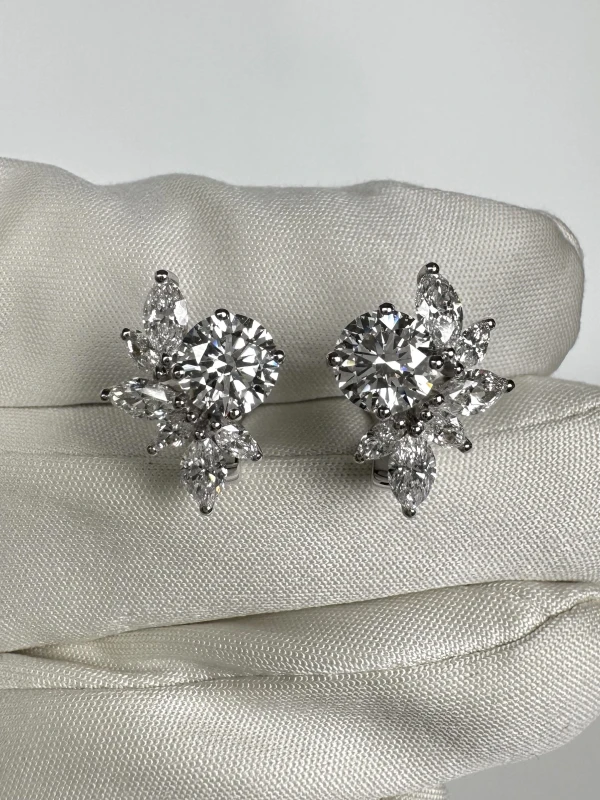 RalfDiamonds ROUND DIAMONDS 2.02 CT EARRINGS RFD202 3