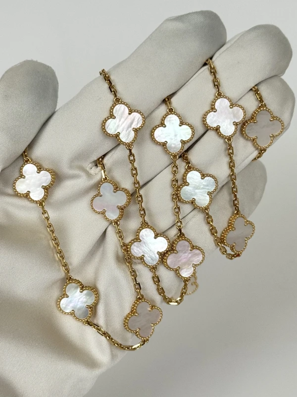 Van Cleef & Arpels VINTAGE ALHAMBRA LONG NECKLACE, 20 MOTIFS VCARA42100 5