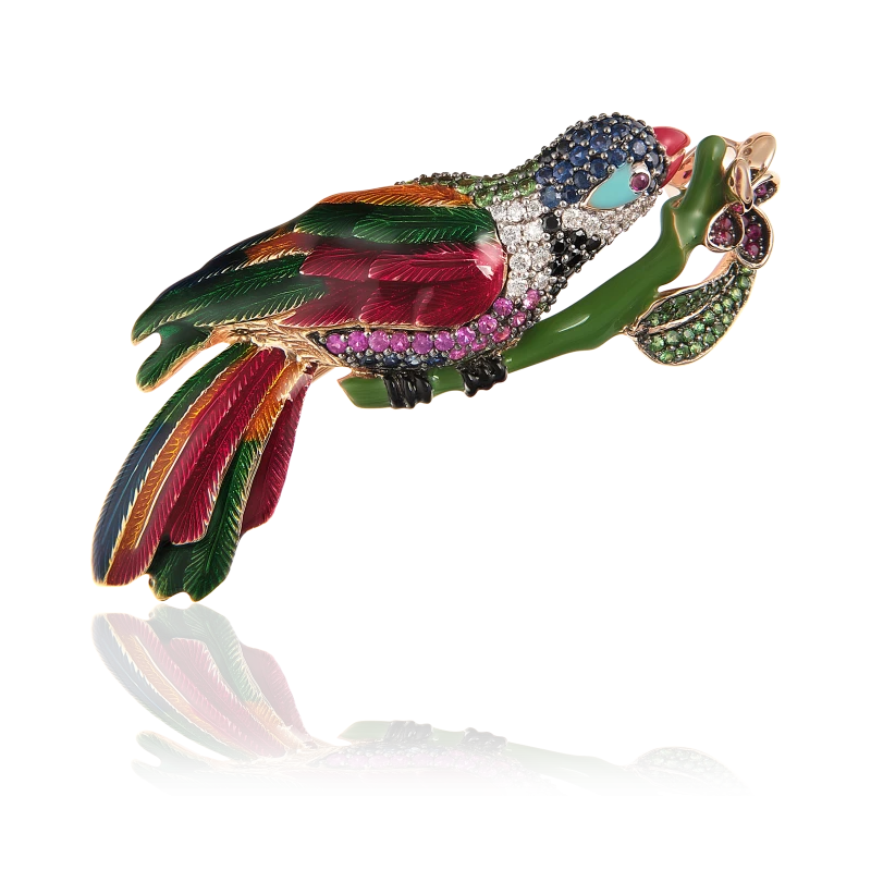 PARROT BROOCH