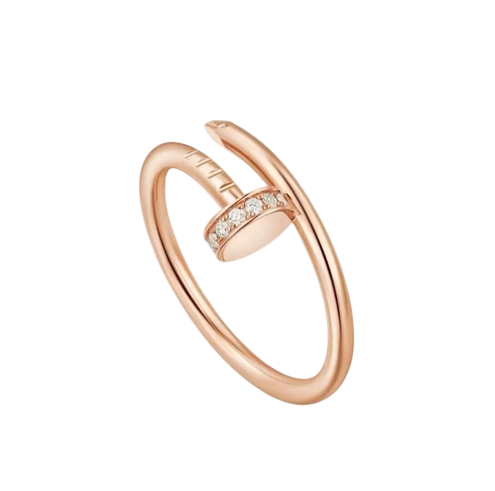 JUSTE UN CLOU RING, SMALL MODEL, DIAMONDS (SIZE 52)
