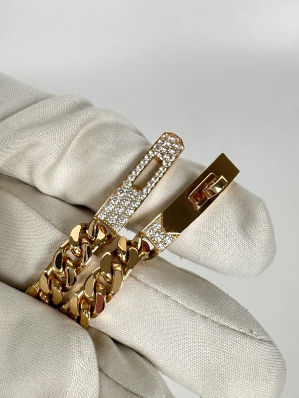 HERMES KELLY GOURMETTE BRACELET H120434B 00SH 4
