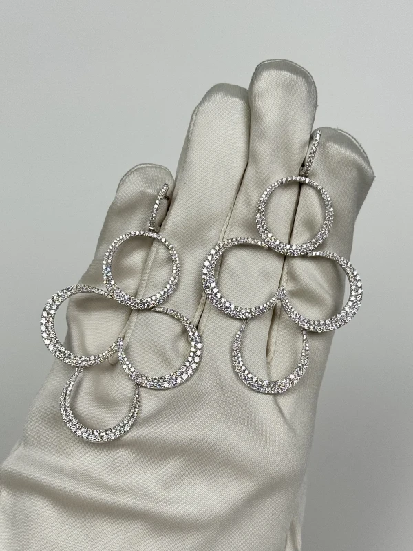 Jacob & Co DIAMOND CLOVER EARRING 020812 2