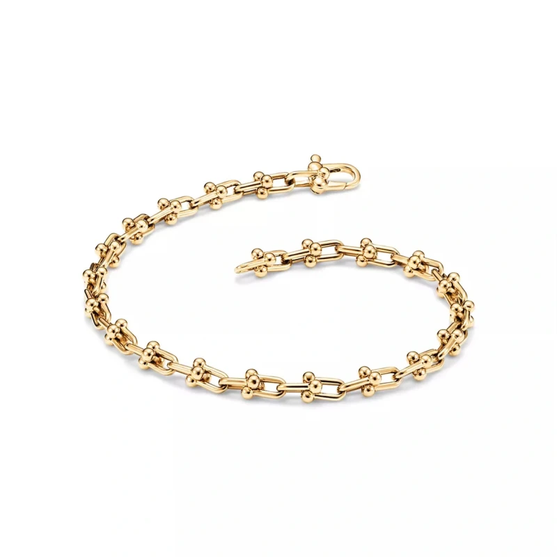 Tiffany & Co HardWear Micro Link Bracelet in Yellow Gold 60423423 2