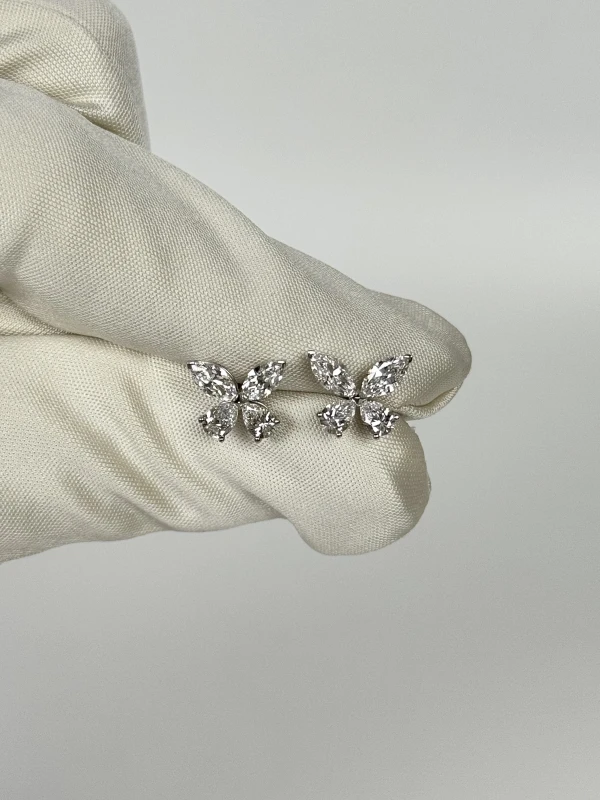 GRAFF Classic Butterfly Diamond Stud Earrings RGE1854 3