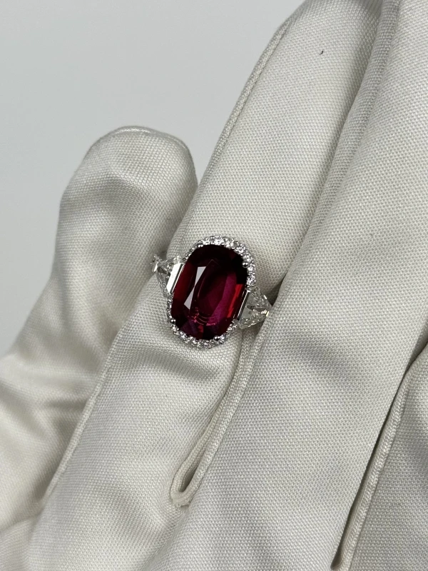 VERDI JEWELLERY КОЛЬЦО С РУБИНОМ 3.10 CT PIGEON BLOOD A33E 6