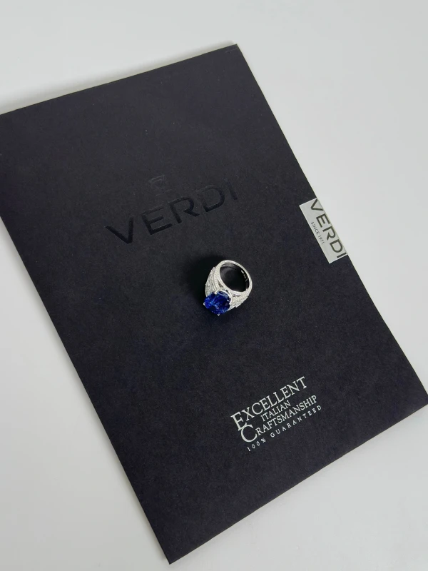 VERDI JEWELLERY КОЛЬЦО С САПФИРОМ 15.67 CT A45F 7