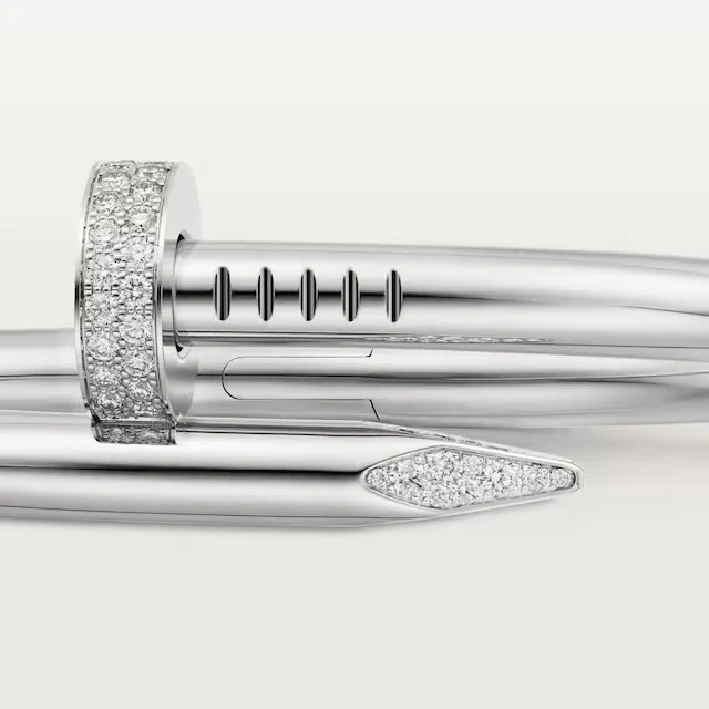 Cartier Juste un Clou bracelet, large model, diamonds (SIZE 17) N6721617 3