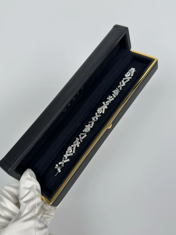 Graff Threads White Diamond High Jewellery Bracelet RGB 10.33 CT 6