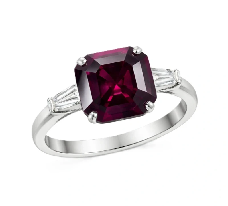 RUBELLITE RING 7.27 CT
