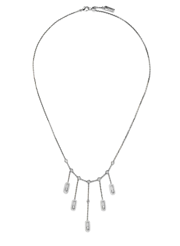 MOVE UNO PAMPILLE FULL PAVE NECKLACE